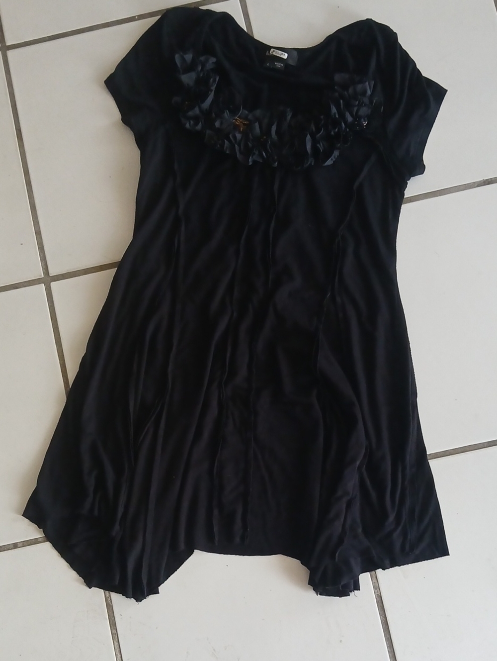 Ladies Black Short Top
